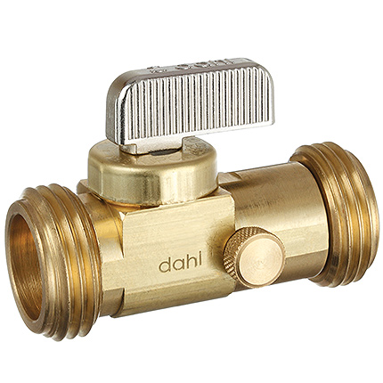 mini-ball™Valves, In-Line Stops & Isolation 121-04-04D (In-Line Stops with Drain / Waste)