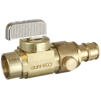 mini-ball™Valves, In-Line Stops & Isolation 521-13-PRPX3D (In-Line Stops with Drain / Waste)