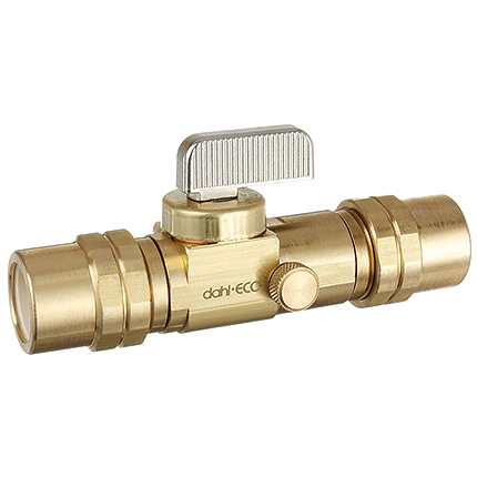 mini-ball™Valves, In-Line Stops & Isolation 521-46-46D (In-Line Stops with Drain / Waste)