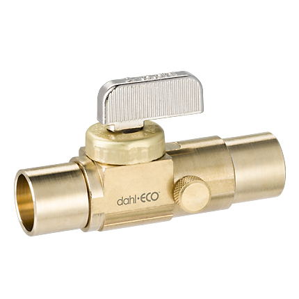 mini-ball™Valves, In-Line Stops & Isolation 521-13-13D (In-Line Stops with Drain / Waste)