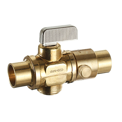mini-ball™Valves, In-Line Stops & Isolation 521LB-13-13D (In-Line Stops with Drain / Waste)